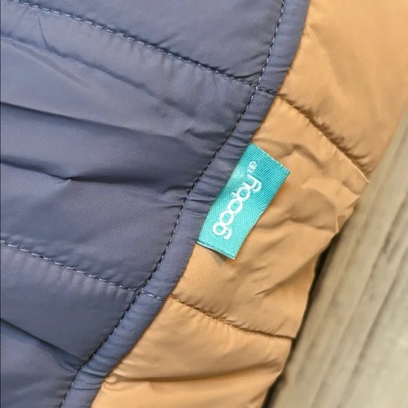 gooby Mountaineer Dog Jacket Blue, Tan, Gray NWT Size XL 100% Nylon - Picture 10 of 16